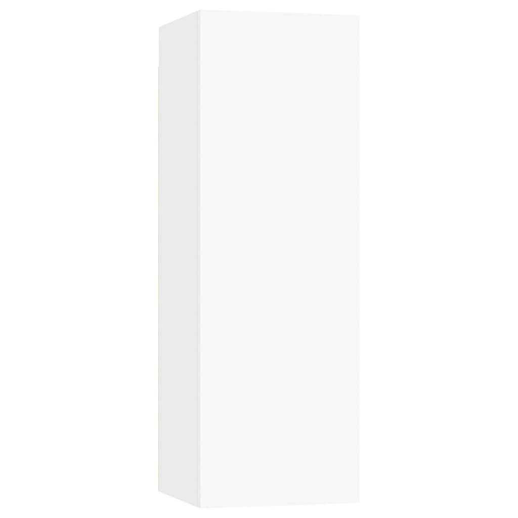 vidaXL Mueble para TV madera contrachapada blanco 30,5x30x90 cm