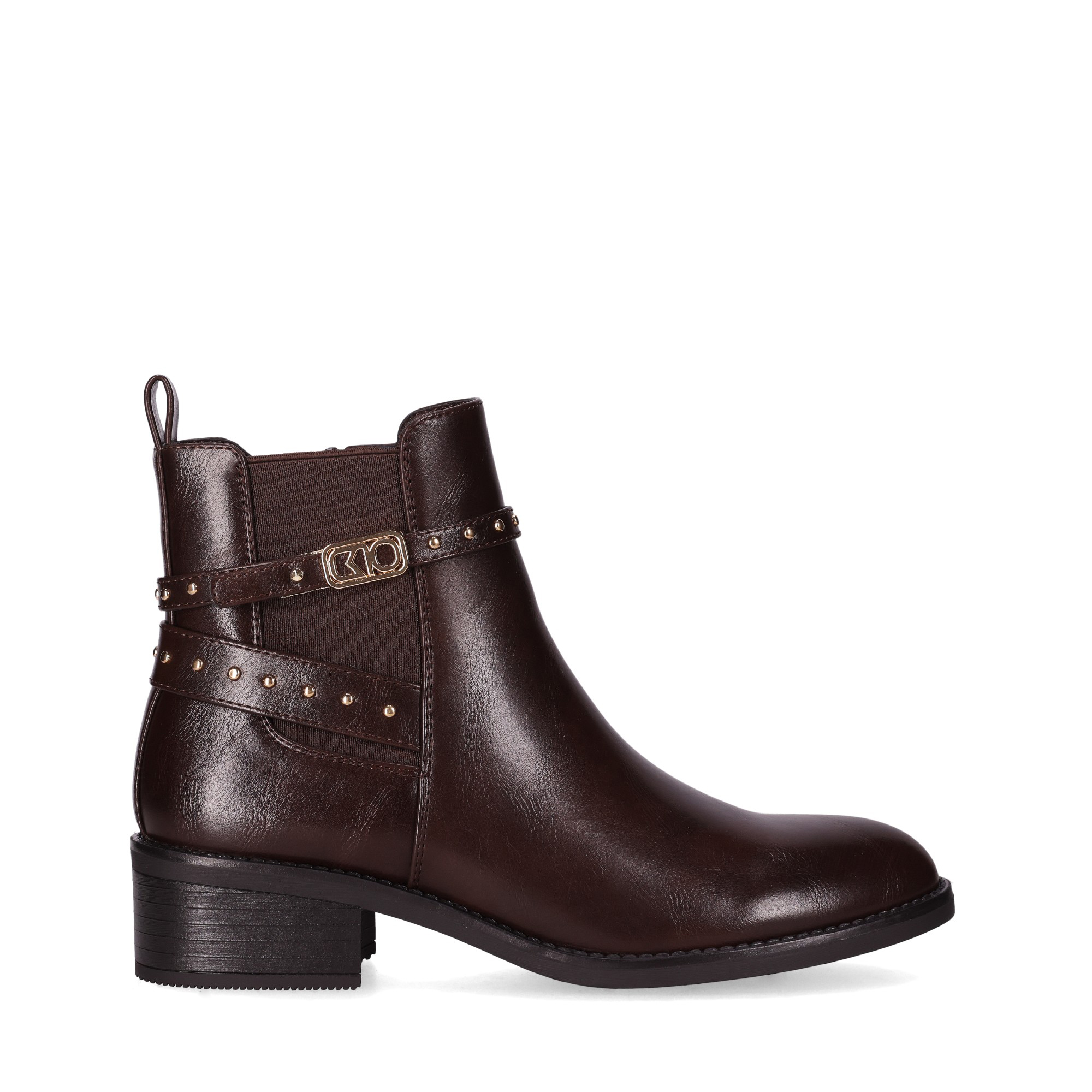 CHIKA10 Botines Piel Vegana de Mujer Chika10 Tacon bajo