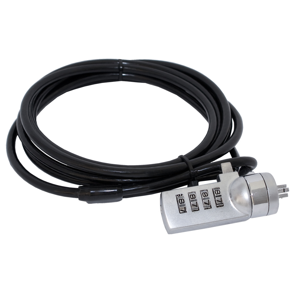CABLE SEGURIDAD PORTATILES CON ANCLAJE UNIVERSAL APPROX 1.80M APPNCLV2[I313B]