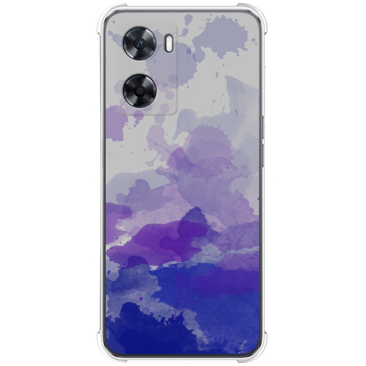 Funda Silicona Antigolpes para Oppo A57s diseño Acuarela 09 Dibujos