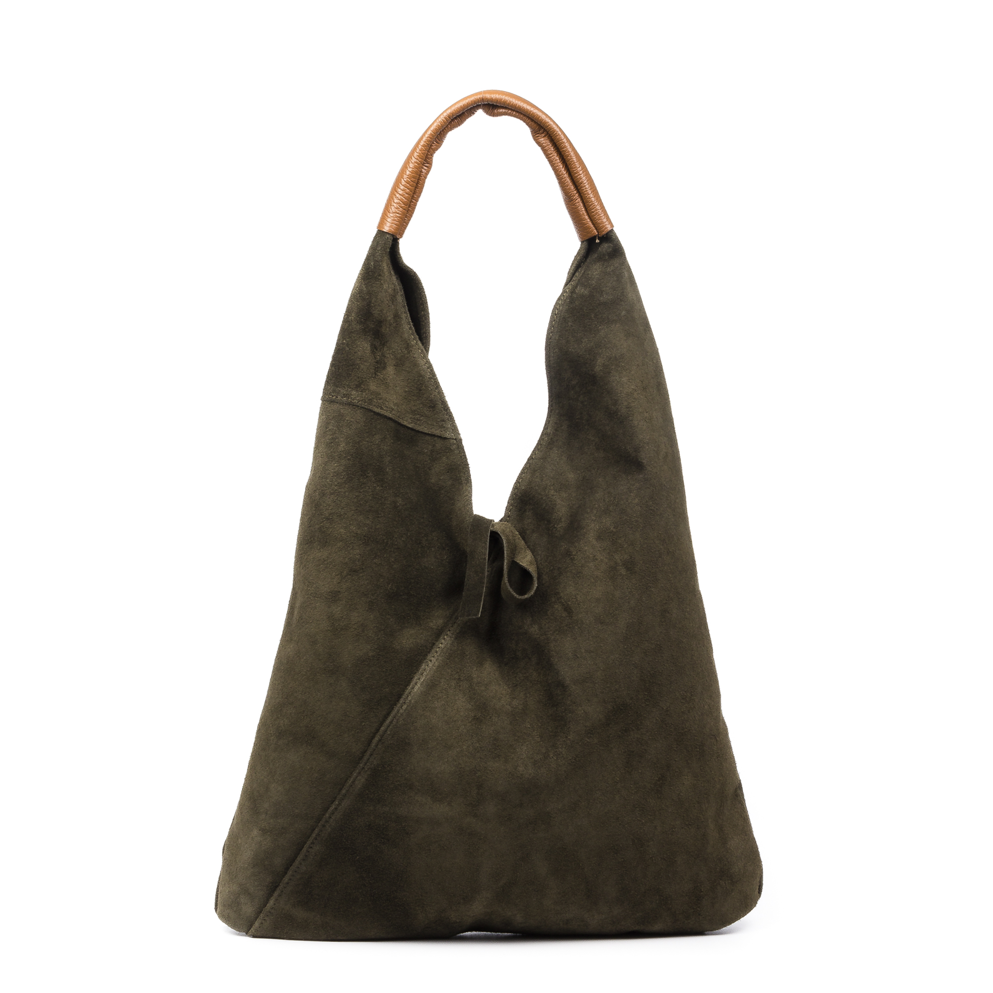 Firenze Artegiani. Agnana Bolso Shopper Mujer. Piel auténtica Gamuza y Dollaro. Made in Italy. Vera Pelle Italiana.