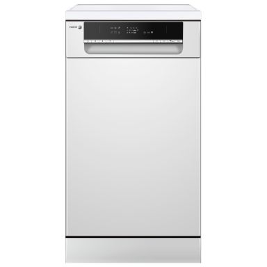 Fagor - Lavavajillas 45 cm 4LVF-421 para 9 cubiertos, Clase E, con sistema de autolimpieza, 6 programas (30 min rápido + delicado), ruido 47 dB y consumo 9 L/ciclo, ideal para parejas y espacios reducidos