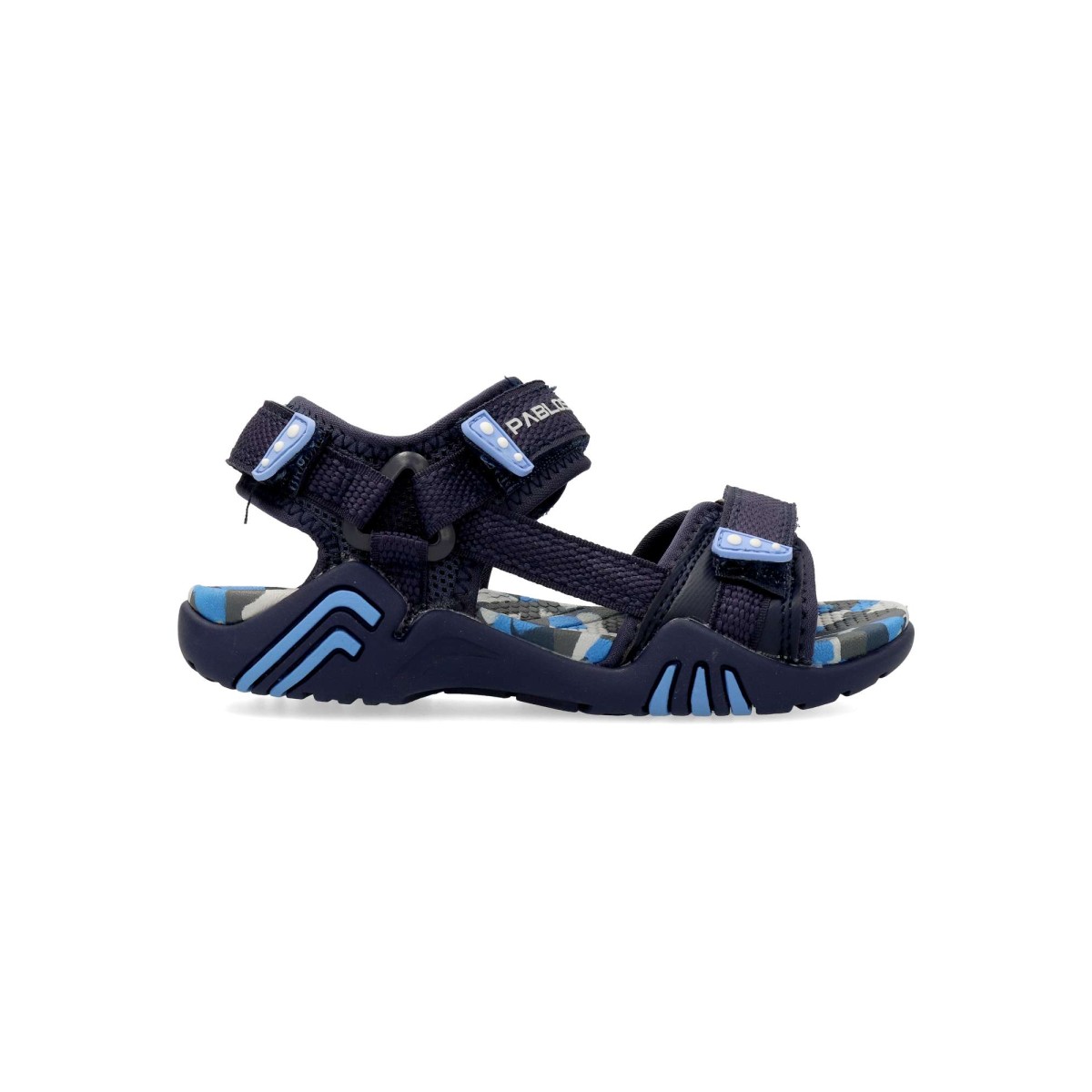 Pablosky - Sandalias de playa californianas para niño con cierre de velcro y plantilla amortiguadora, diseño sport y juvenil