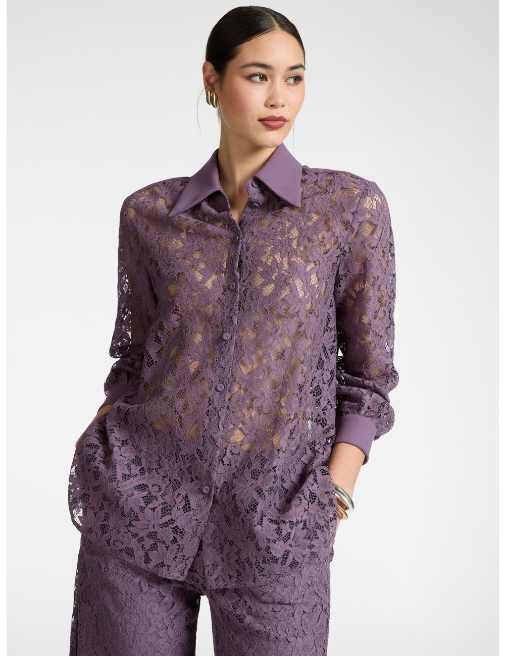 Elena Mirò - Camisa de encaje