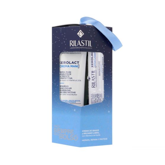 PACK Rilastil Xerolact Crema de Manos 30 ml + Stick Labios 4,8ml
