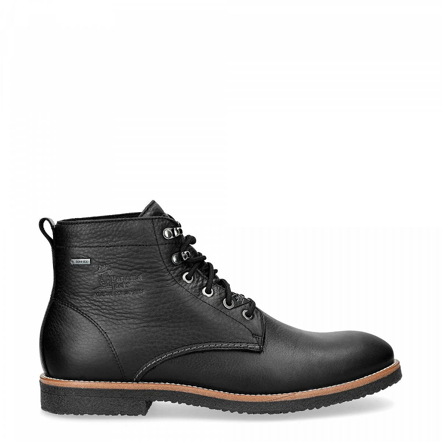 Panama Jack Glasgow GTX C3 Napa Grass Negro. Forrada entera de piel natural, plantilla extraible. Gore-Tex.