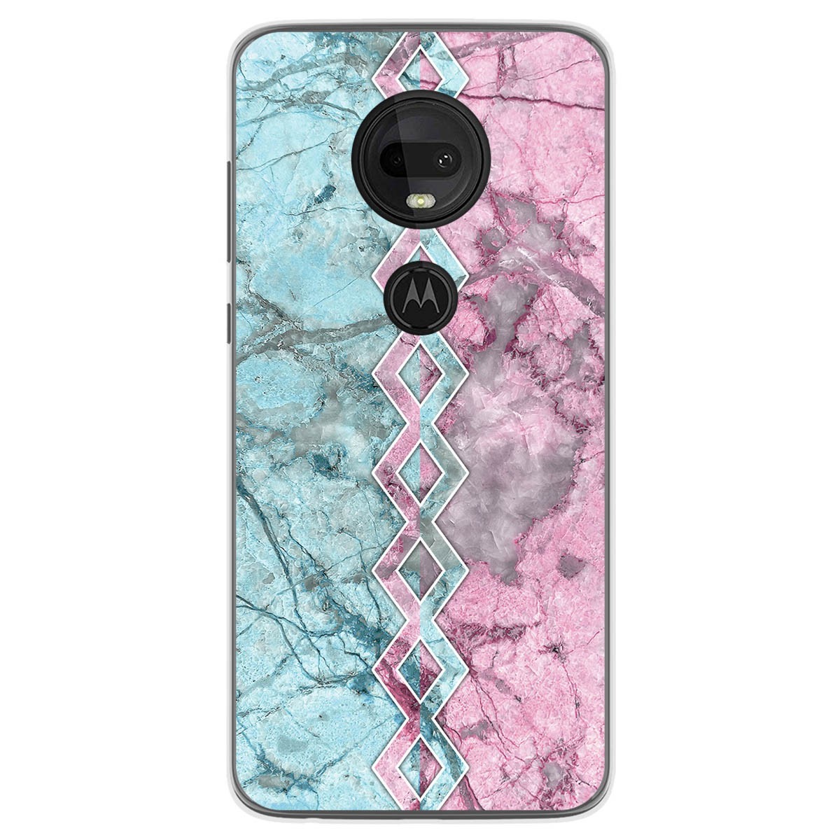 Tumundosmartphone Funda Gel Tpu para Motorola Moto G7 / G7 Plus diseño Mármol 08 Dibujos