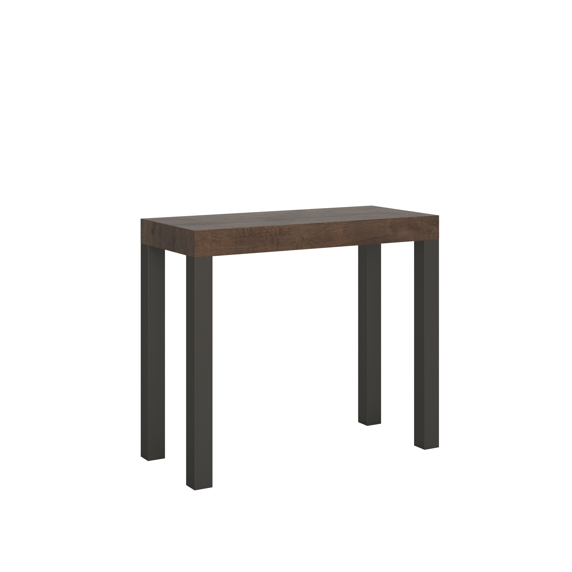 Consola extensible 90x40/196 cm Everyday Small Estructura Nogal Antracita - Itamoby