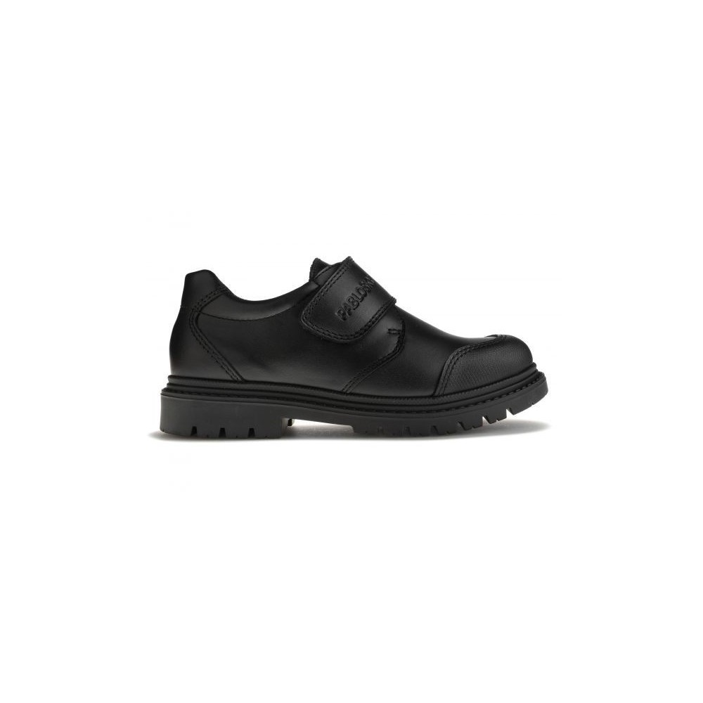 Zapatos Colegiales niño PABLOSKY 728410 BLUCHER COLEGIAL VELCRO NEGRO 30018 XL