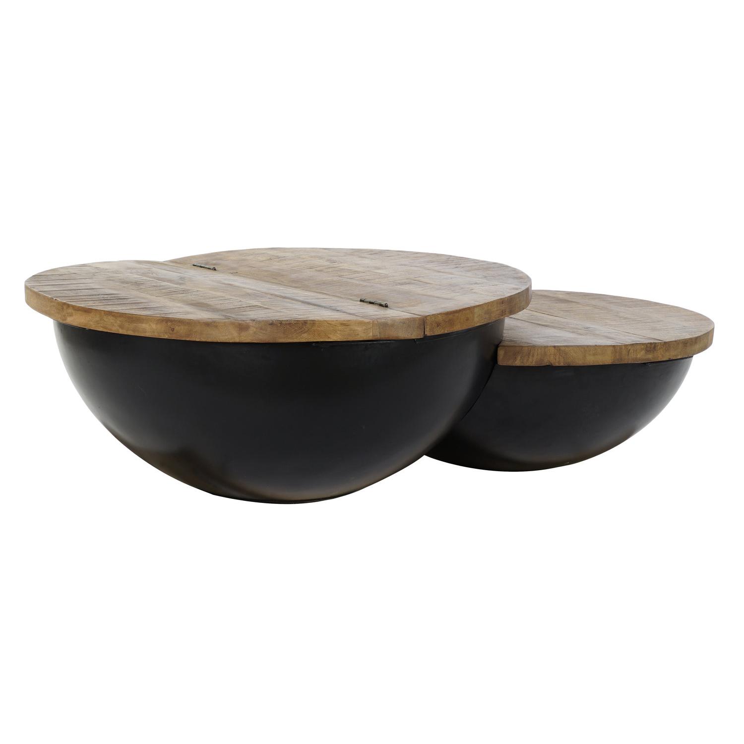 Mesa Centro Madera 114X76X33 Mesa Cafe Madera Meta - Fijalo - El mejor complemento para tu hogar.