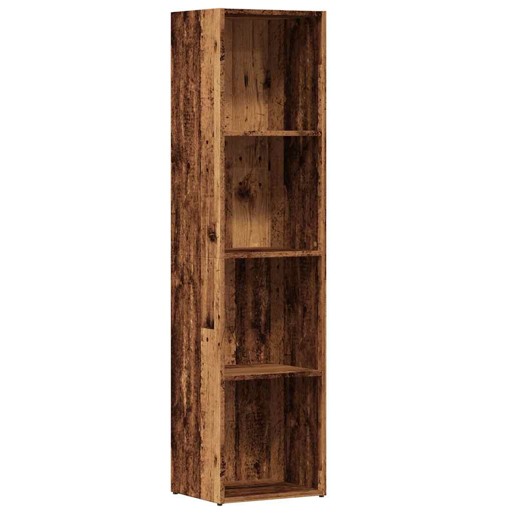 vidaXL Estantería de madera ingeniería 36x30x143 cm Multicolor