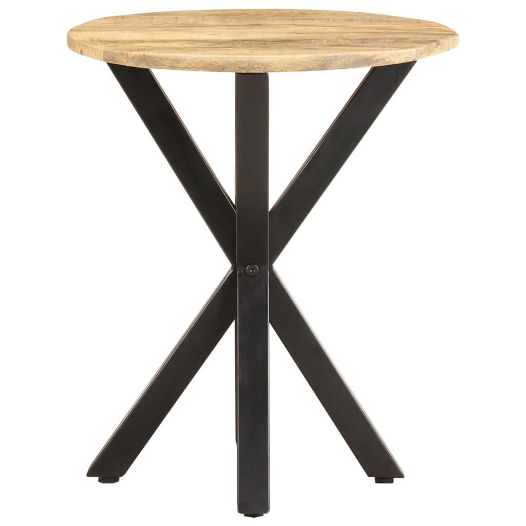 Vidaxl Mesa Auxiliar de Madera Maciza Reciclada 48x48x56 Cm
