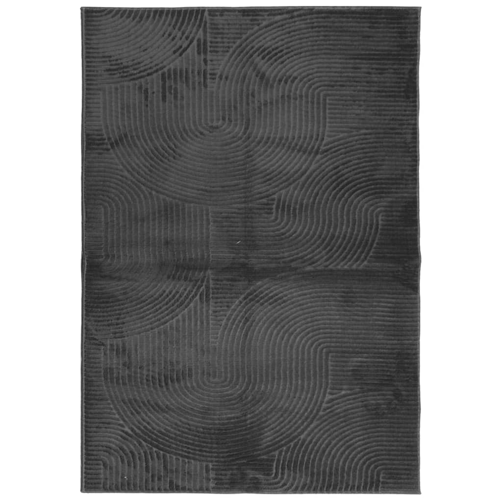 Vidaxl Alfombra Pelo Corto Escandinava IZA 120x170 Cm Antracita
