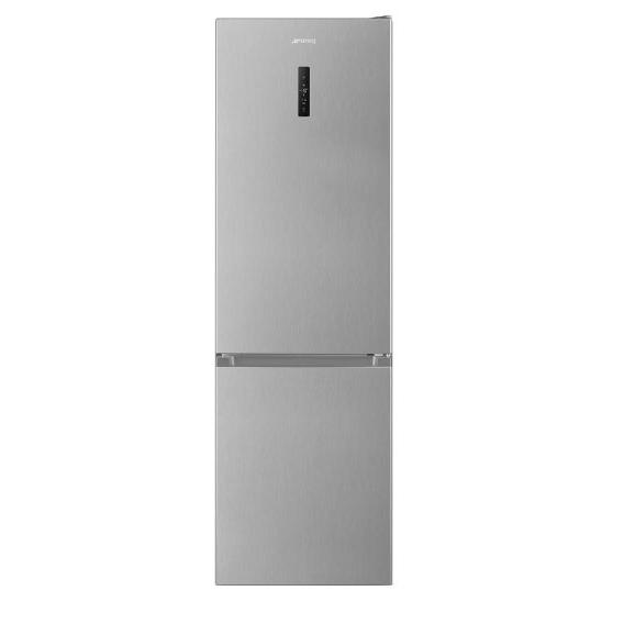 Smeg - Frigorífico combi RC20XDND No Frost de 200 cm alto y 60 cm ancho, 331 L, clase energética D, acabado inoxidable