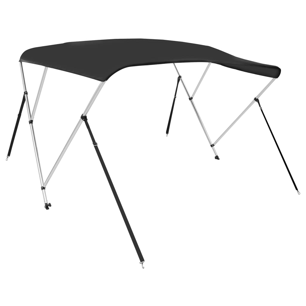 vidaXL Toldo Bimini de 3 Arcos Capota para Barco Cubierta Protección UV Color Gris,  Negro, y mas