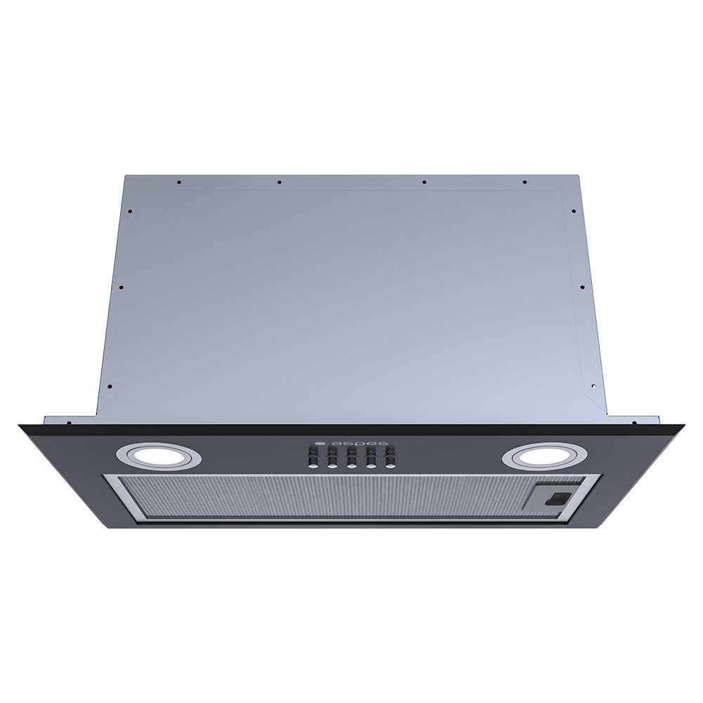 Campana Grupo Filtrante Aspes AGF5200CN 52cm 440m³/h Clase C Cristal negro  | 64dB, Niveles Extracción 3