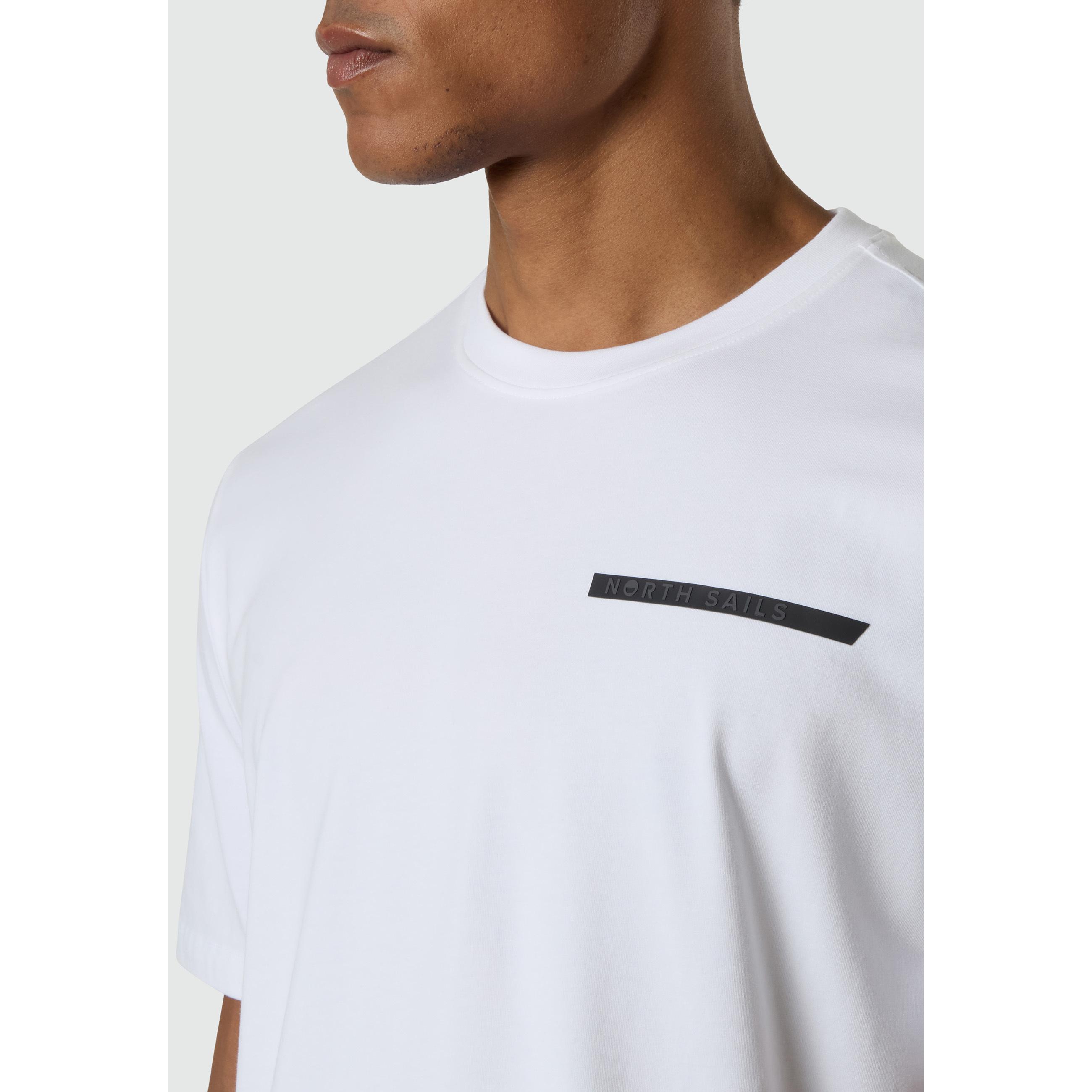 North Sails T-Shirt With Raised North Sails Lettering Men Ss26