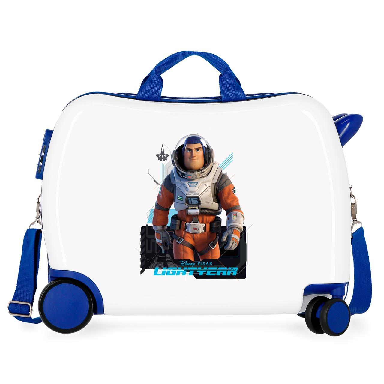 Disney Maleta Correpasillos ABS Rígida Lightyear Blanco