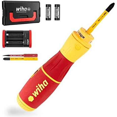 Wiha 44318 destornillador eléctrico y llave de impacto Rojo, Amarillo