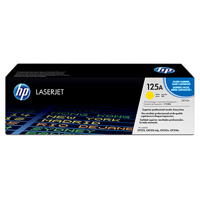 HP Laserjet CP1210/1215/1510/1515/1518NI,CM1312 Toner amarillo con ColorSphere N�125A