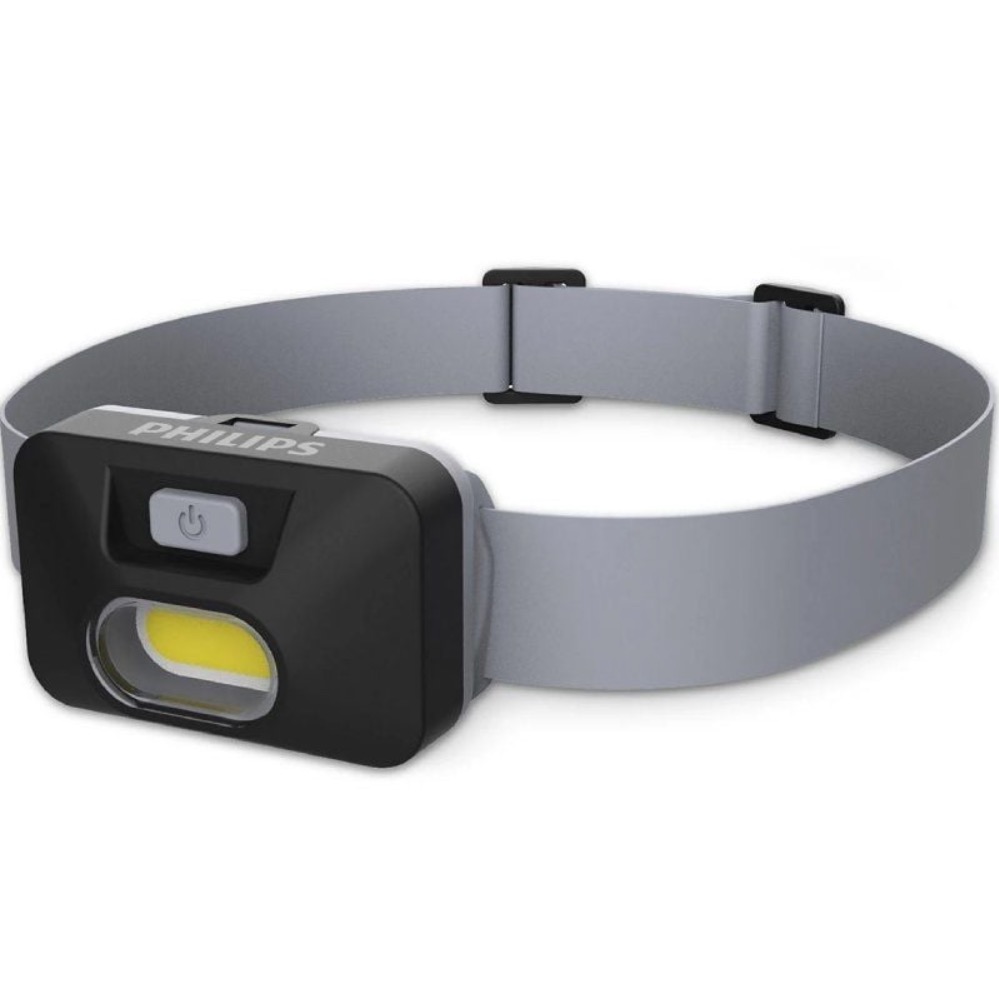 PHILIPS LINTERNA FRONTAL SFL1000H/10 130 LUMENS - REGULACION DE POTENCIA DE LUCES + ALARMA ILUMINACION + BATERIAS SFL1000H/10