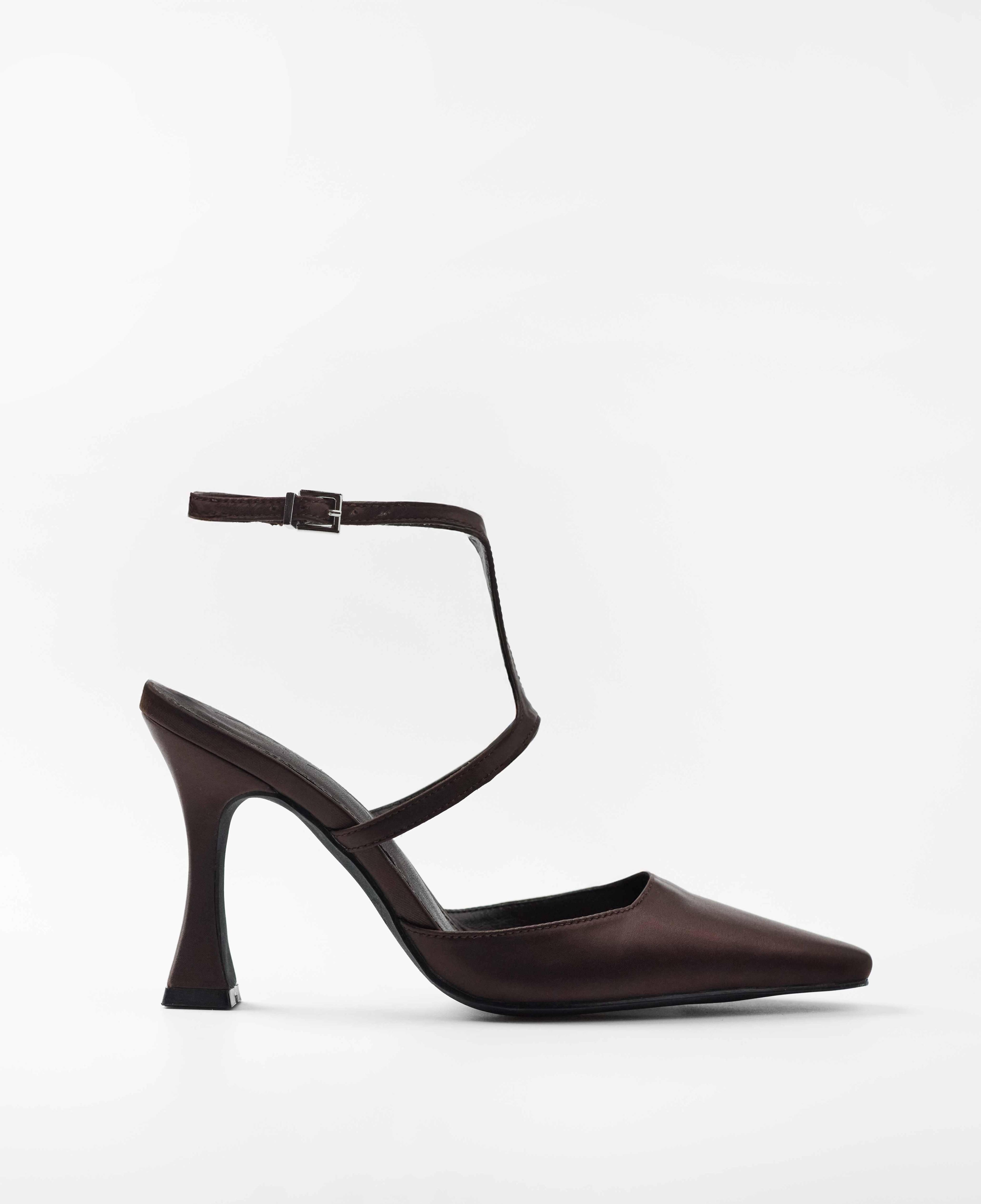 Mim Shoes DANIELLE CHOCOLATE SATIN Zapato de tacón cerrado Mujer 15068422930818