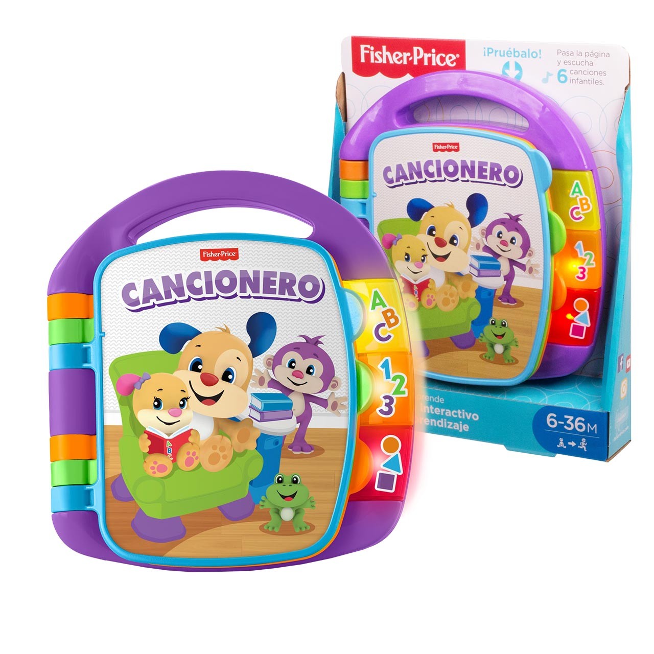 Libro aprendizaje perrito FRC69 FISHER-PRICE
