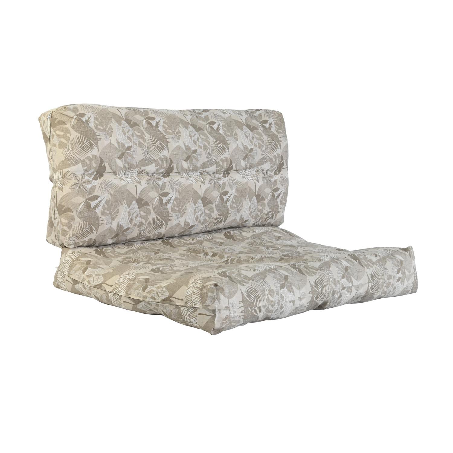 COJIN SUELO SET 2 ALGODON 120X80X16 HOJAS TX204079 - EL MEJOR COMPLEMENTO PARA TU HOGAR FIJALO