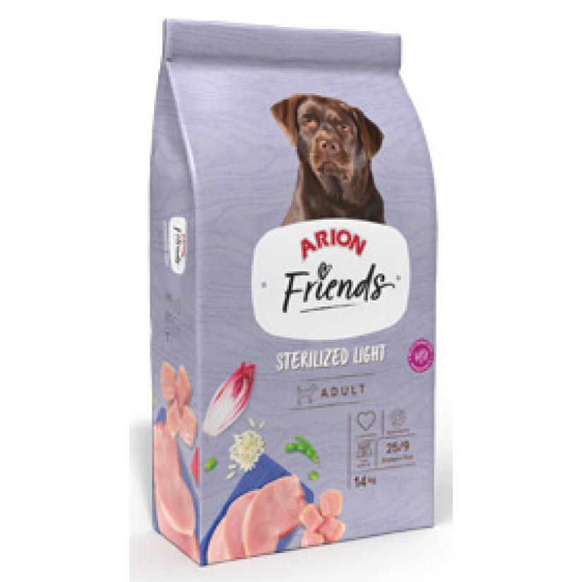 ARION FRIENDS PERRO STERILIZED LIGHT 3 KG