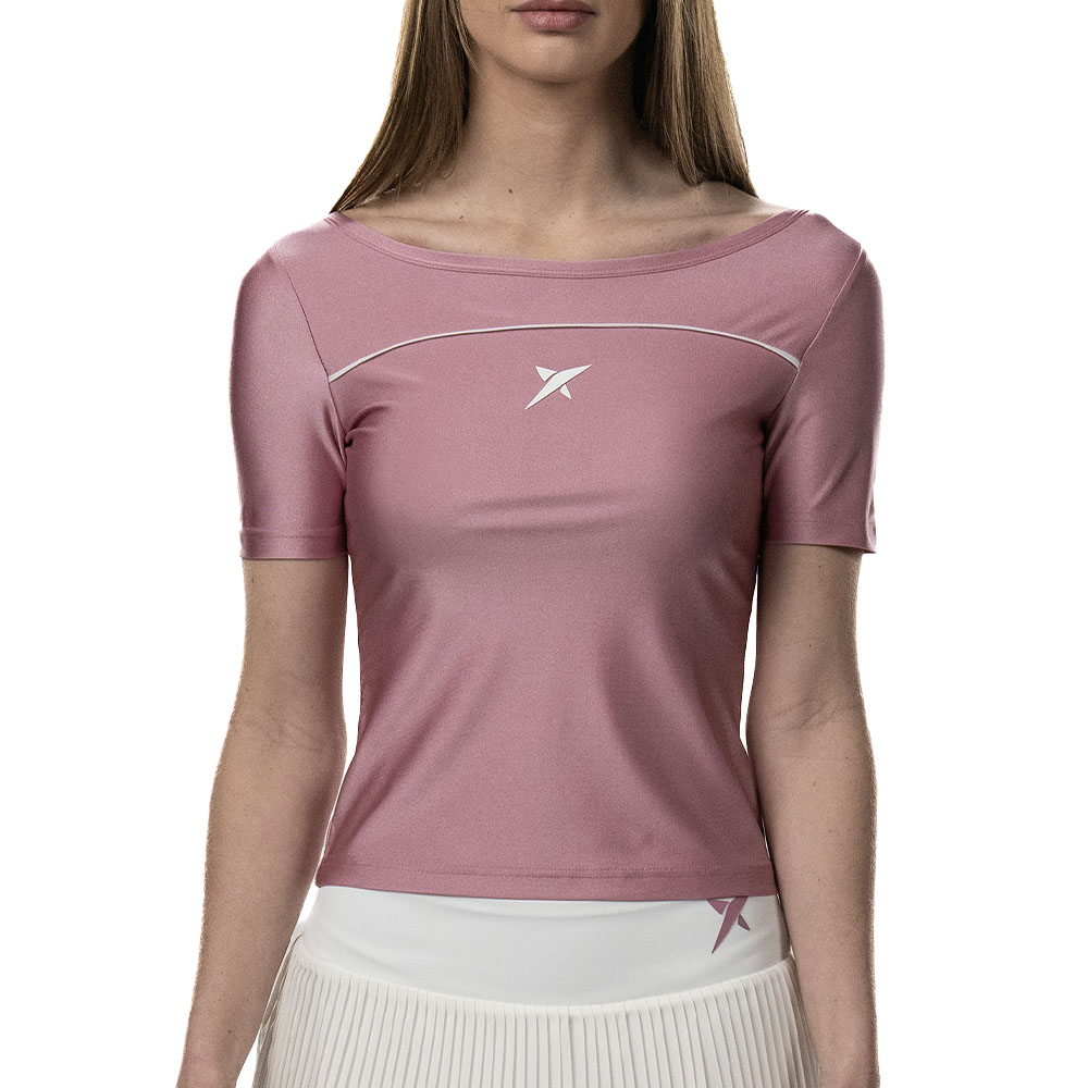 CAMISETA DROP SHOT RADIANT Mujer SS25 ROSA