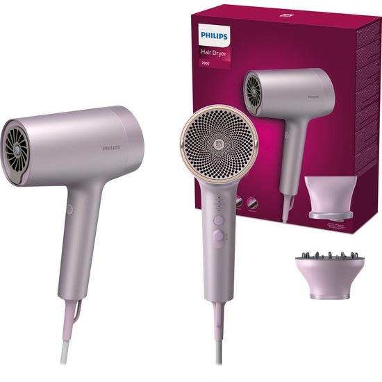 Philips Secador de pelo de alta potencia Serie 7000. Con tecnología ThermoShield avanzada que controla, mide y ajusta la temperetura para reducir daños. (BHD723/10)