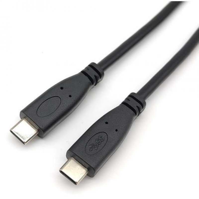 Equip Cable USB-C Macho/Macho 3m Negro para Carga Rápida y Sincronización de Datos