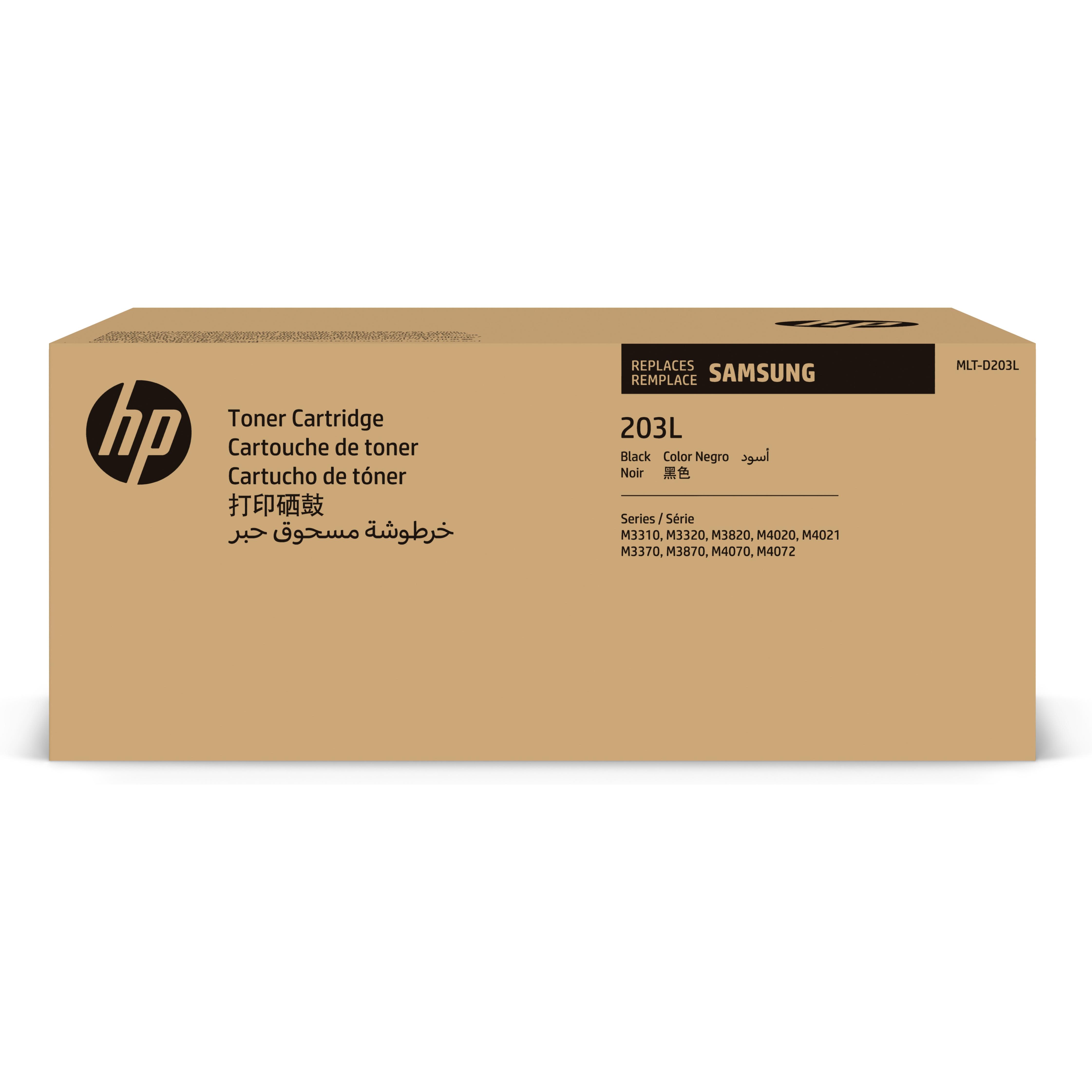 Samsung MLT-D203L, Tóner de láser, 5000 páginas, Negro, 1 pieza(s)