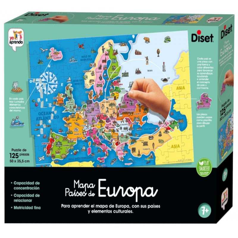 Juego Educativo Puzle Países de Europa - Jumbo Diset