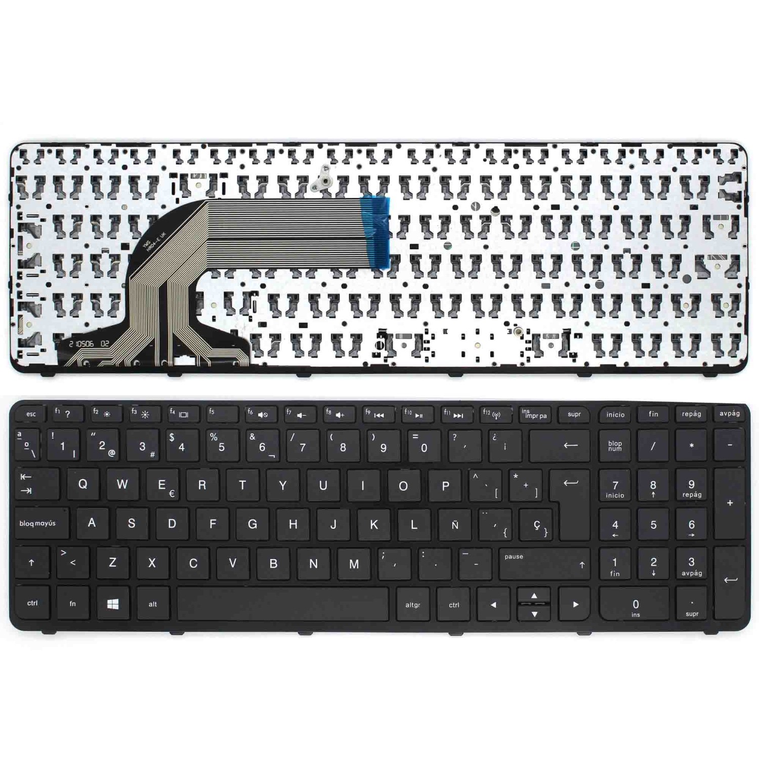 TECLADO PARA PORTÁTIL HP PAVILION 15-N057SS 15-E037SS 15-E035SS 15-E023SS 15-E021SS 15-E023SS