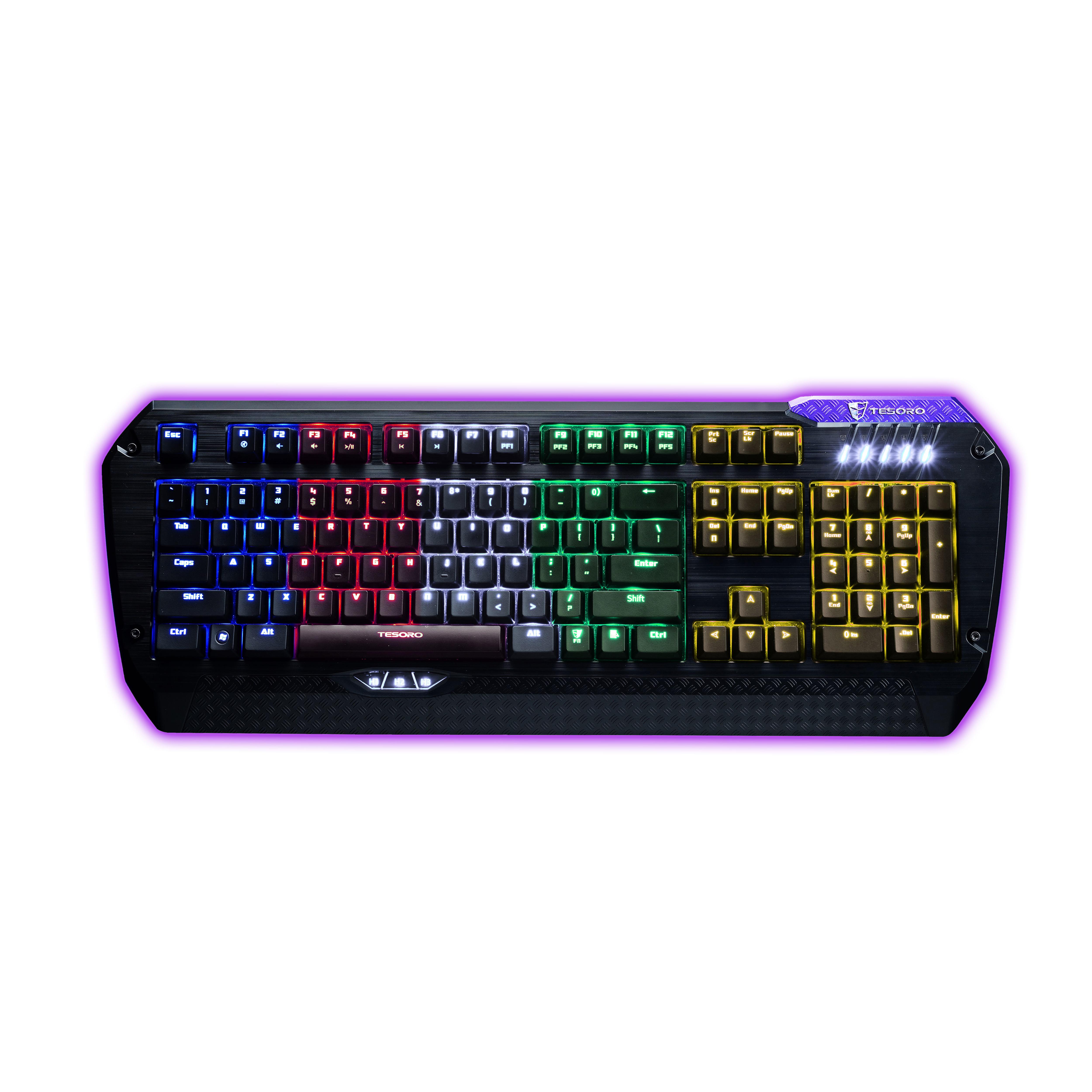 Tesoro Lobera teclado USB AZERTY Negro