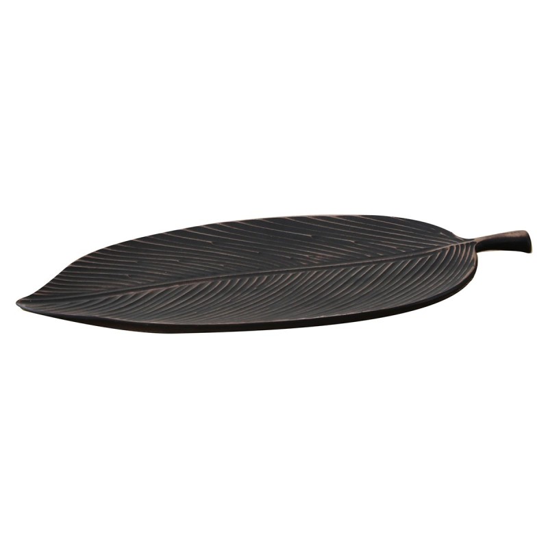 SIGNES GRIMALT Signes Grimalt Plato Decorativo Negro de Resina | Bandeja para Llaves y Vaciabolsillos | Decoración Hogar