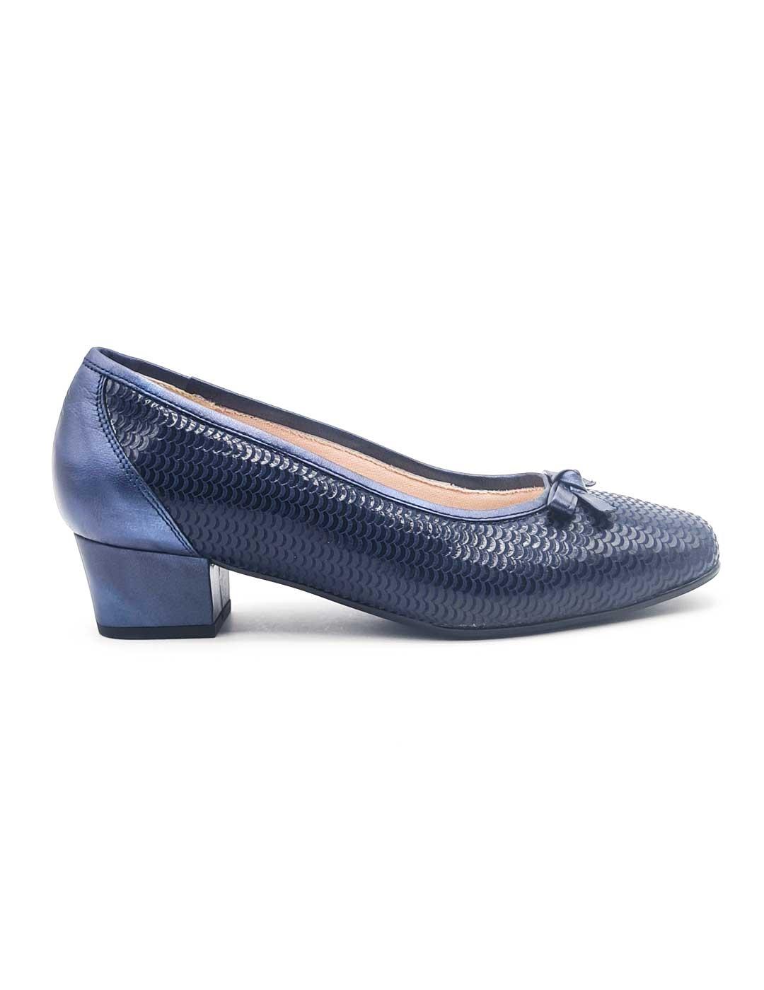 Doctor Cutillas - Zapato Estilo Bailarina Doctor Cutillas para Mujer en Azul Marino