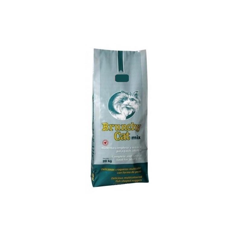 Banters BRUNCHY CAT MIX 20 KG. Comida para Gatos Adultos con Carne y Pescado