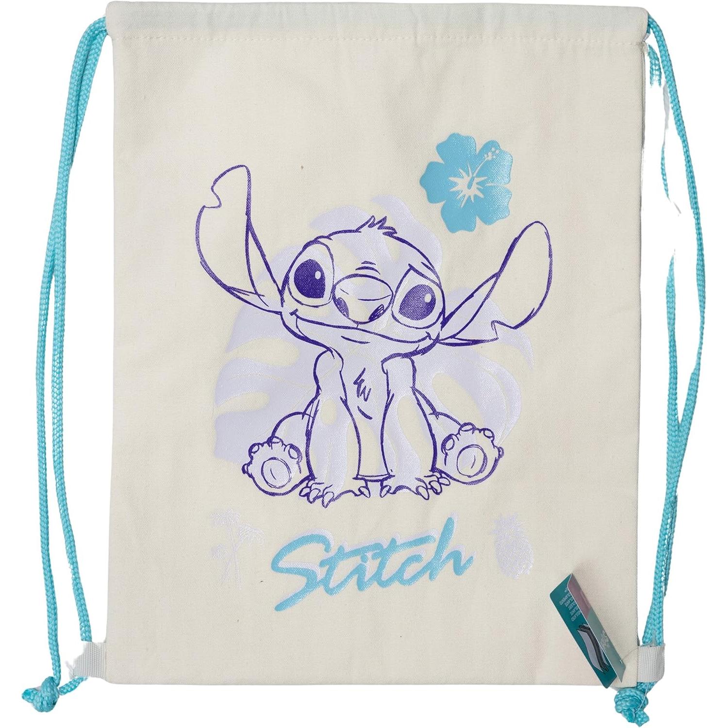 Stitch - Bolsa aislante de tela con asas 30x40 cm para picnic y viajes, resistente y cómoda, ideal para niños