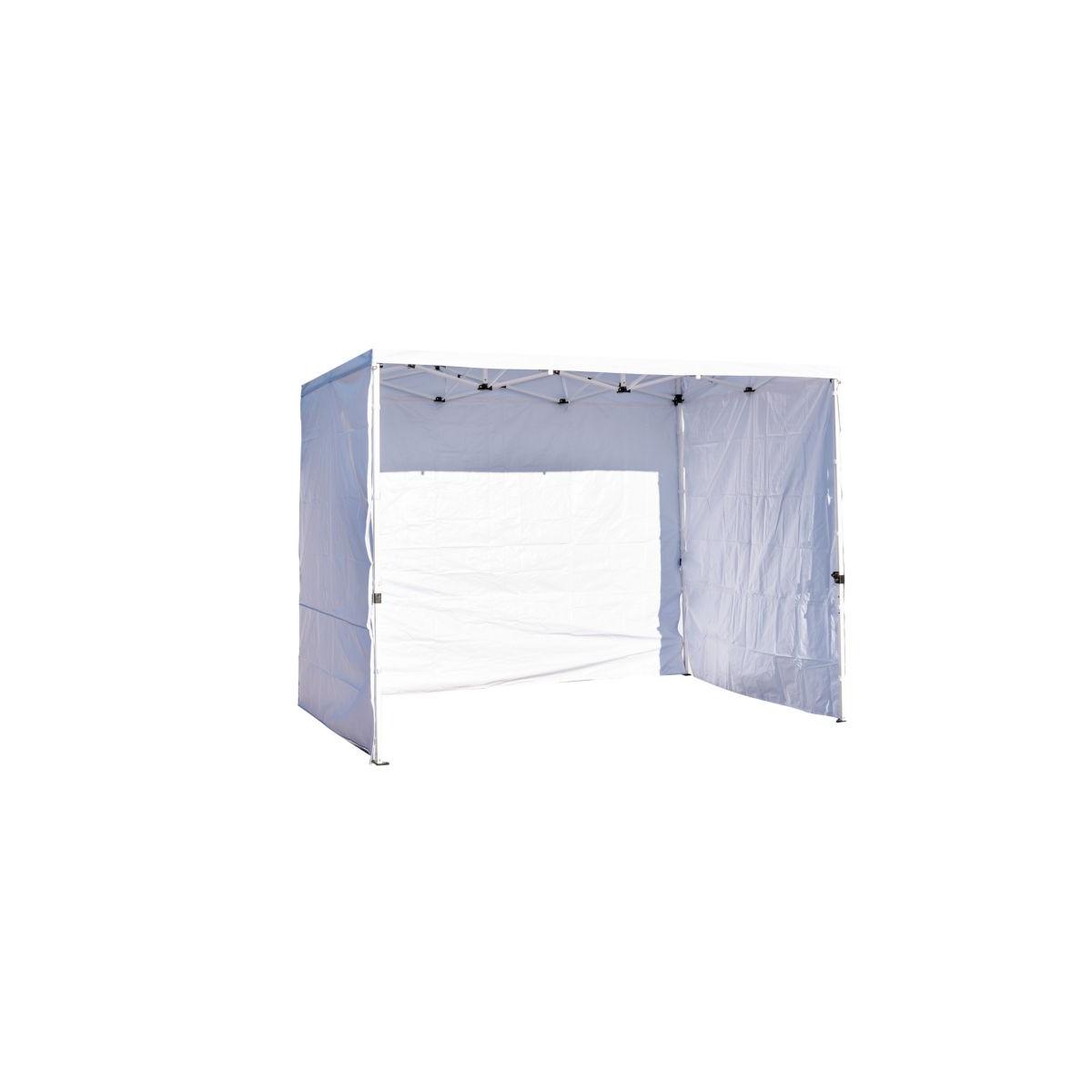 Regalos Miguel - Packs Laterales Carpas Plegables - Pack 3 Laterales Lisos para Carpas 3x2 Master - Blanco