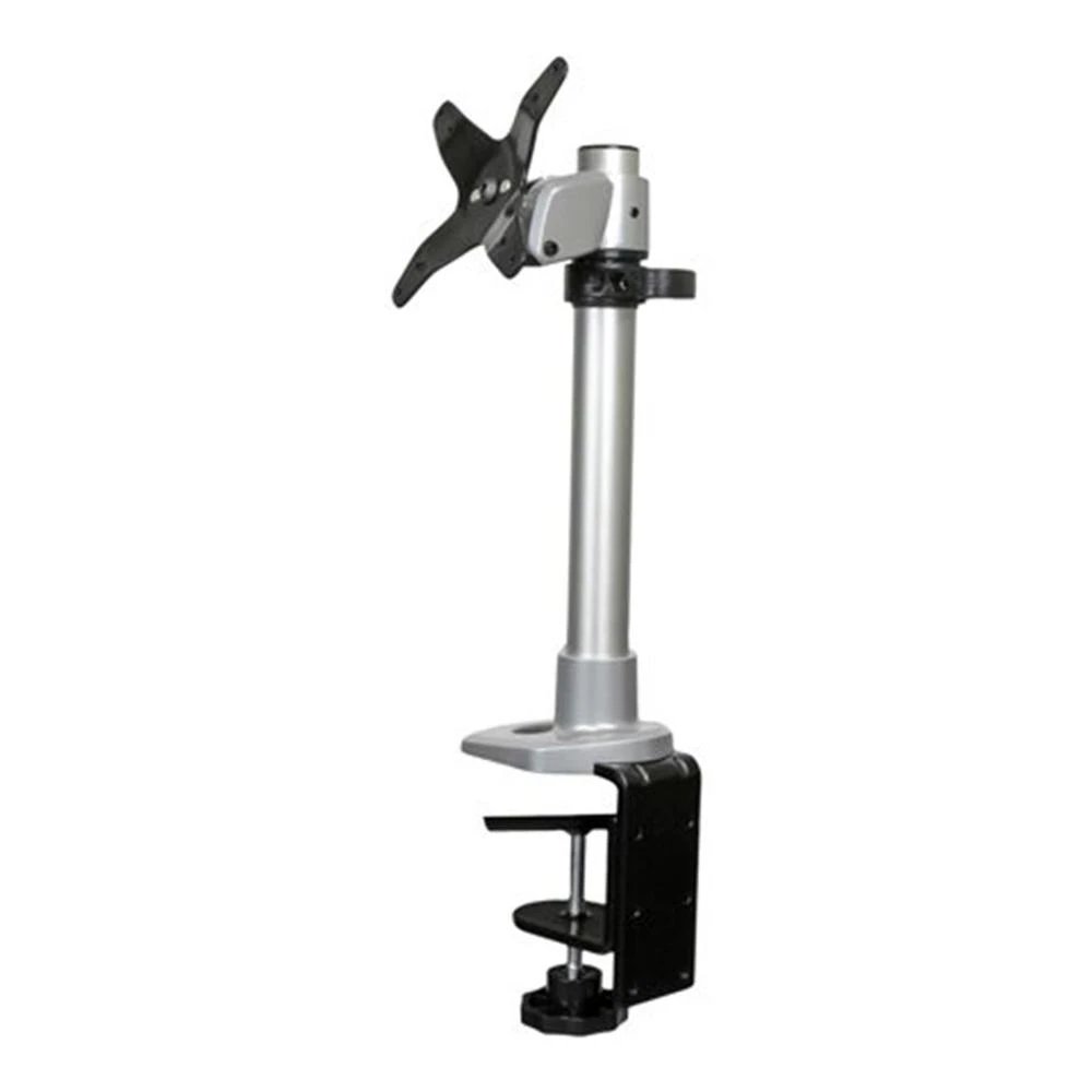StarTech - Soporte de escritorio ARMPIVOT para monitor hasta 24 pulgadas, ergonómico con brazo de gas, giro y pivote, color negro