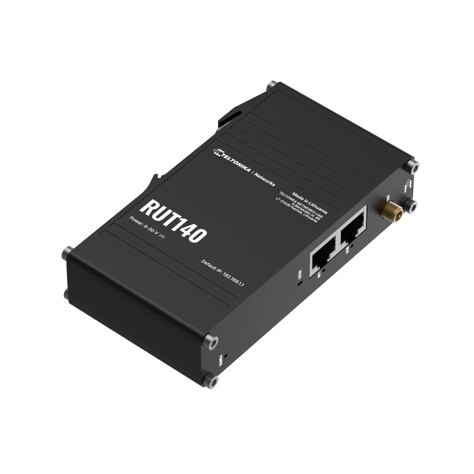 Teltonika Enrutador industrial RUT140 2x RJ45 100Mbps, IP30