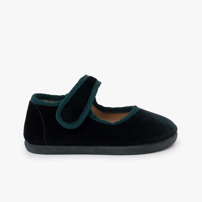 Pisamonas Merceditas barefoot terciopelo tira adherente