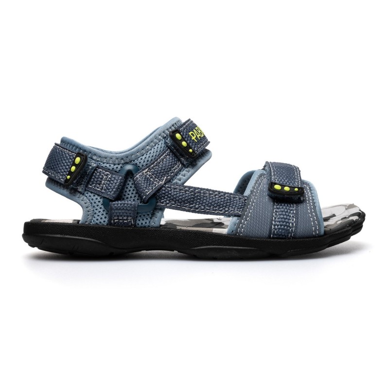 Sandalias planas niño PABLOSKY 986010 SANDALIA CALIFORNIA BLUE-NEON GREEN 37758 26V