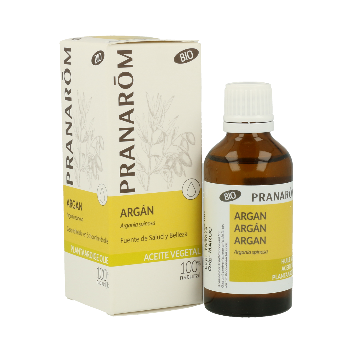 Aceite Vegetal de Argán Bio 50 ml de aceite Pranarom