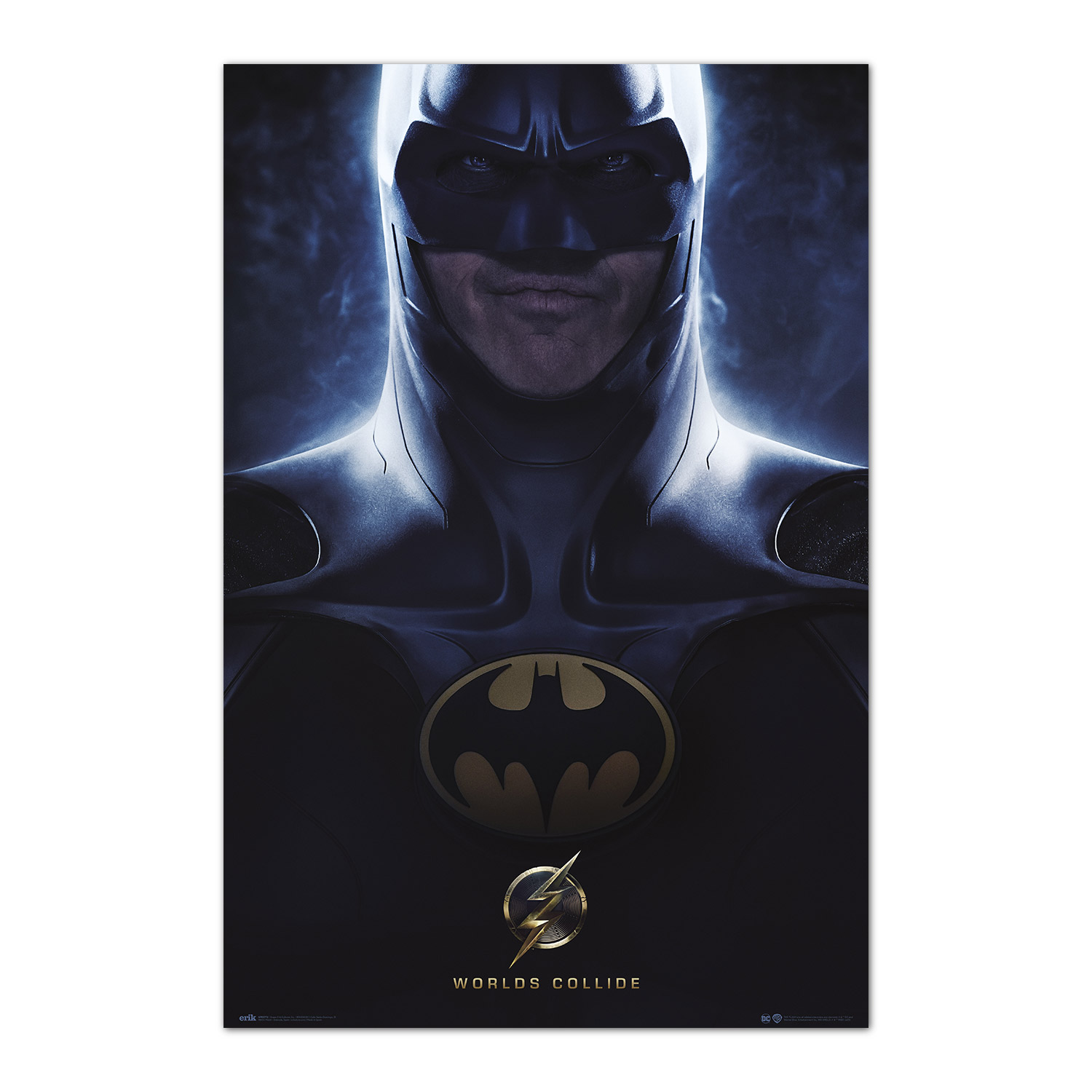 Poster dc comics the flash - batman