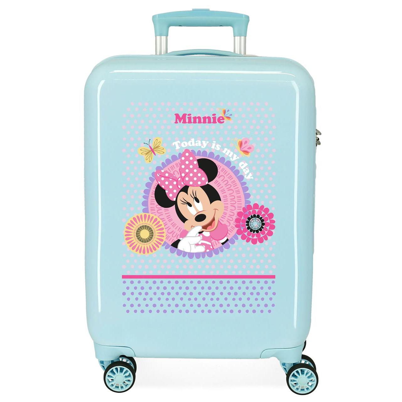 Disney Minnie Maleta De Cabina ABS Rígida Today Is My Day Azul