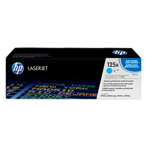 Hp cb541a cyan cartucho de toner original - 125a