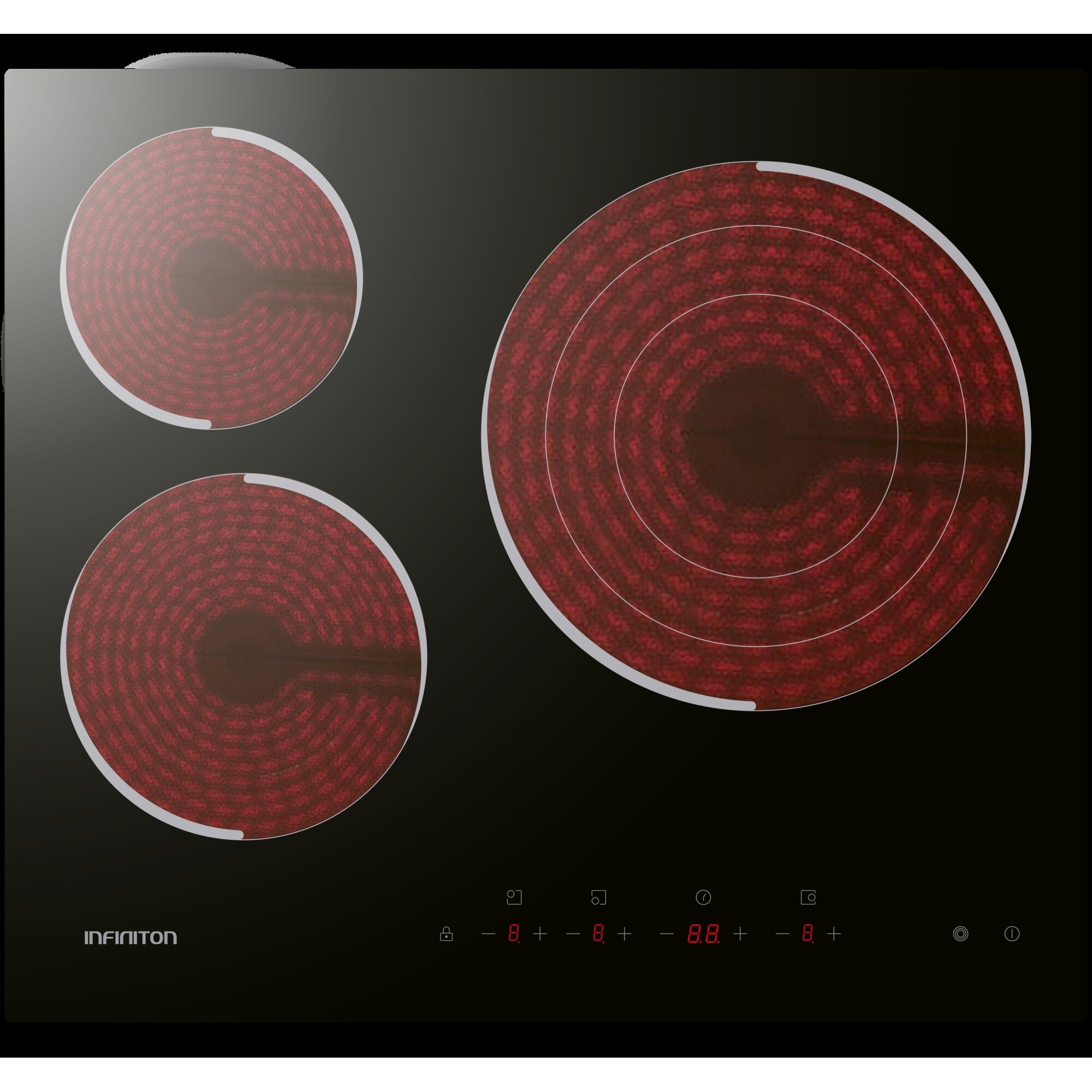 Conjunto Infiniton HV-BL70H23 sets de electrodoméstico de cocina Sin placa de inducción Horno eléctrico